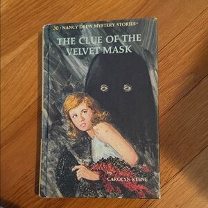 Nancy Drew The Clue of the Velvet Mask Book 1985 ed